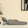 Aum Polyresin Figurine in Grey Colour