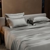 Stoa Paris Super King Size Bedsheet with 4 Pillow Covers  Size Harbour Mist Grey