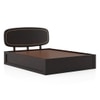 Nimbus Solid Wood Queen Size Bed With Box Storage (Mahogany Finish)