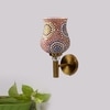 Devansh Metal Electric Wall Light in Gold Colour with Multi Shade Count of 1 Light