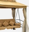 Fribourg Garden Gazebo Swing Cum Bed In Beige Finish