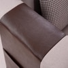 Rubik 3 Seater L Shape Fabric Sofa in Smokey Taupe Colour