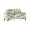 Verona Luxe 2 Seater Fabric Sofa in Clara Velvet Colour