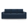 Apollo 3 Seater Fabric Sofa in Lapis Blue Colour