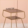 Contemporary Iron Side Table in  Finish - Set of 2