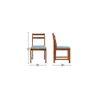 biff solid wood  4 seater Dining table in  Provincial Teak