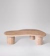 Hima Solid Wood Coffee Table In  Natural Finish