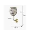 Devansh Metal Electric Wall Light in Gold Colour with Multicolor Shade Count of 1 Light