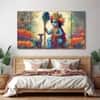 The Castle Decor Bal Gopal Wall Painting Wooden Framed 27x48 Inch (Style 10)