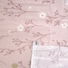 Mira Pink Floral 400 TC Cotton Flat Queen Size Bedsheet with 2 Pillow Covers – Threads