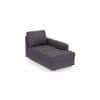 Apollo Sofa (Colour : Steel, Cushion : Hard, Back Type : Regular, Seating Capacity : Right Aligned 3 Seater + Right Aligned Chaise + Ottoman)