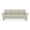 Oxford 3 Seater Fabric Sofa In Monochrome Paisley Colour