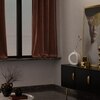Stoa Paris Velvet Curtains for Window, Premium Dim-Out Curtain for Pack of 2, Date Night - Caramel Caress