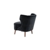 Torren Solid Wood Accent Chair in Black Colour