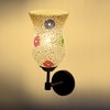 Devansh Metal Electric Wall Light in Black Colour with Multi Shade Count of 1 Light