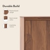 Webster 24 Pair Shoe Rack in Sheesham Finish