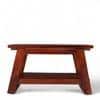 Alison Sheesham Wood Accent Rectangle Coffee Table In Honey Finish