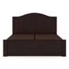 Ballito Solid Wood Queen Size Box Storage Bed In Mahogany Finish