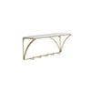Claymint metal wall shelf