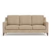 Abbey 3 Seater Fabric Sofa In Sandshell Beige Colour