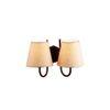 Etha White Natural Fiber Wall Light
