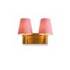 Devansh Metal Electric Wall Light in Gold Colour with Multi Shade Count of 1 Light