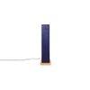 Miranda Blue Cotton Shade Floor Lamp