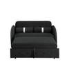 Jayen 3 Seater Pull Out Sofa cum Bed  in Black Colour