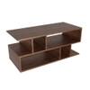 Spydercraft Zig Zag Modern Coffee Table in Columbian Walnut Finish