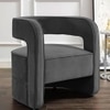 Jordy Accent Chair in Dark Grey Colour
