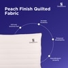 Granules Quilted Slim Pillow for Neck Support 27 X 18 Inches