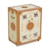 D'Dass Big Wooden Temple For Pooja Cabinet In Home and Office With Door