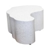Metalsmith Metal Side Table in Gold Finish