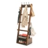 Alfred Coat Rack in Teak Finish