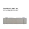 Elegantedge Wood Left Aligned 2-Seater With Upholstery Non Storage Sofa In Grey Colour