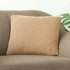 Moss Knit Cuban Sand Cushion Cover 16X16  Inches