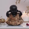 VEDAS Polyresin  Figurine in Black Colour