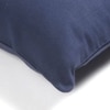 Solid Navy Cotton Cushion Cover