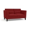 Lewis Sofa Set (Colour : Salsa Red, Cushion : Hard, Seater : 3+2+1)