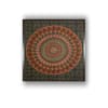 Beige Red Warli Printed Framed Canvas Wall Prints Canvas Wall Prints Set of 1 Multicolor Matte