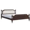 Regal Shesham Solid Wood Queen Size Bed Non Storage Bed In Provincia Teak Finish