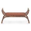 Magnolia Solid Wood Dining Bench In Teak Finish
