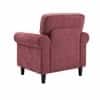 Aerial Boucle Arm Chair Wine Colour