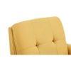 Gartman Accent Chair in Yellow Colour