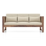 Macadamia Brown Hopsack weave