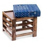 Indigo Patchwork Kantha