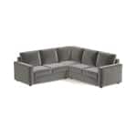 Ash Grey Velvet