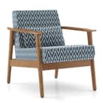 Crystal Blue Chevron