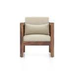 Macadamia Brown Hopsack weave