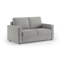Apollo Compact Sofa (Colour : Vapour Grey, Cushion : Soft, Back Type : Regular, Seater : 2+1+1)